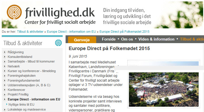 Frivilligheden.dk om Bideo.dk Frivilligheden.dk om Bideo.dk